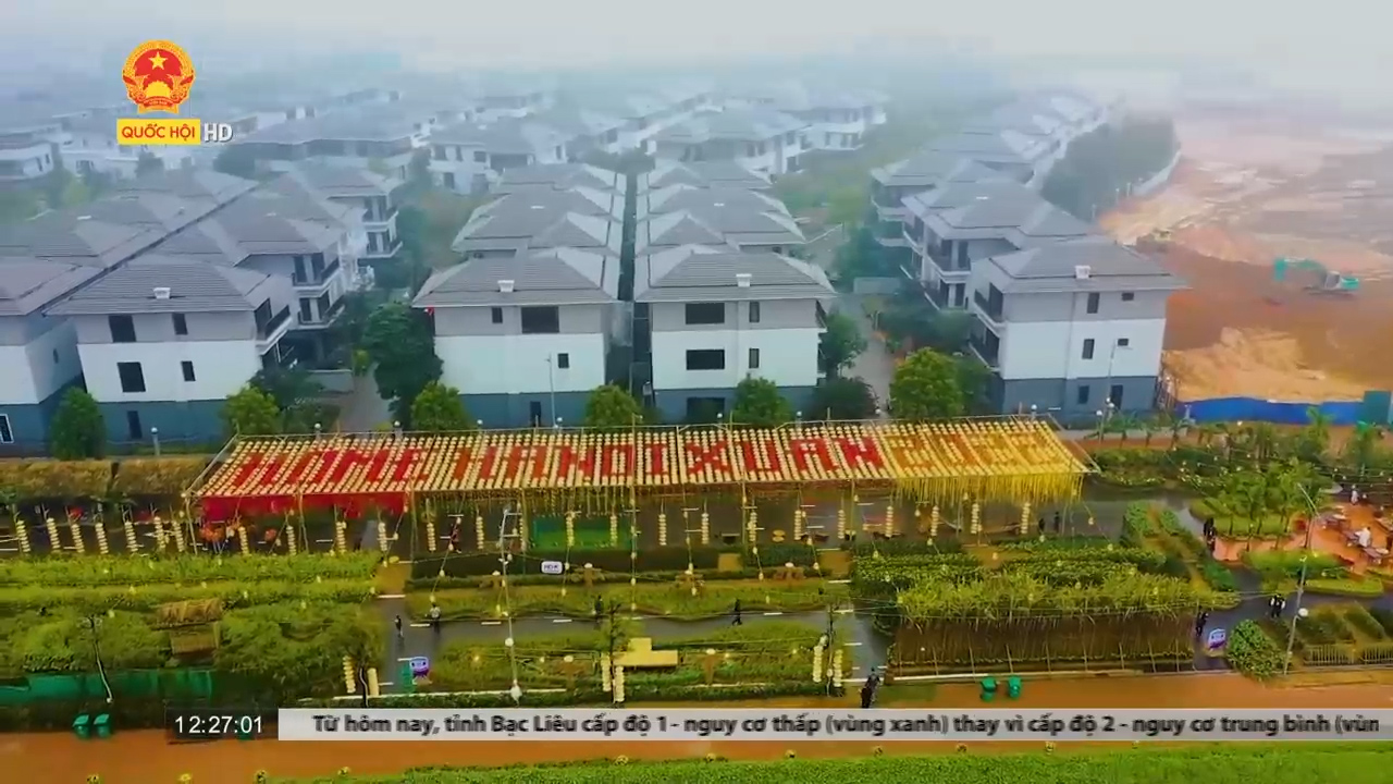 Tái hiện Tết Việt tại Đường hoa "Home Hanoi Xuan 2022"