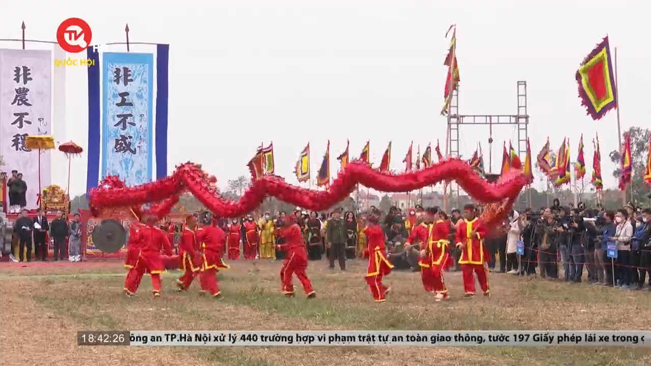 Cụm tin: Lễ hội Tịch điền Đọi Sơn năm 2023 tái hiện truyền thống "Dĩ nông vi bản"