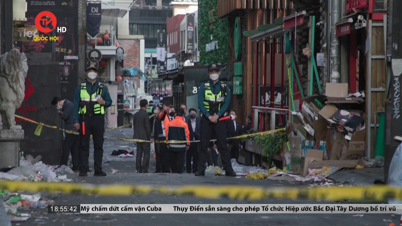 Hàn Quốc khám xét hàng loạt đồn cảnh sát sau thảm kịch Itaewon