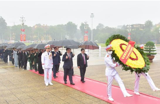 Lãnh đạo Đảng, Nhà nước vào Lăng viếng Chủ tịch Hồ Chí Minh nhân Ngày thành lập Đảng Cộng sản Việt Nam
