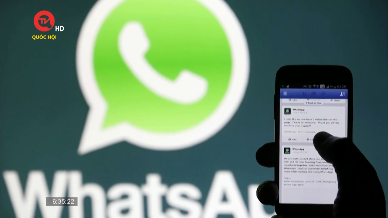 Ứng dụng Whatsapp dừng hoạt động toàn cầu