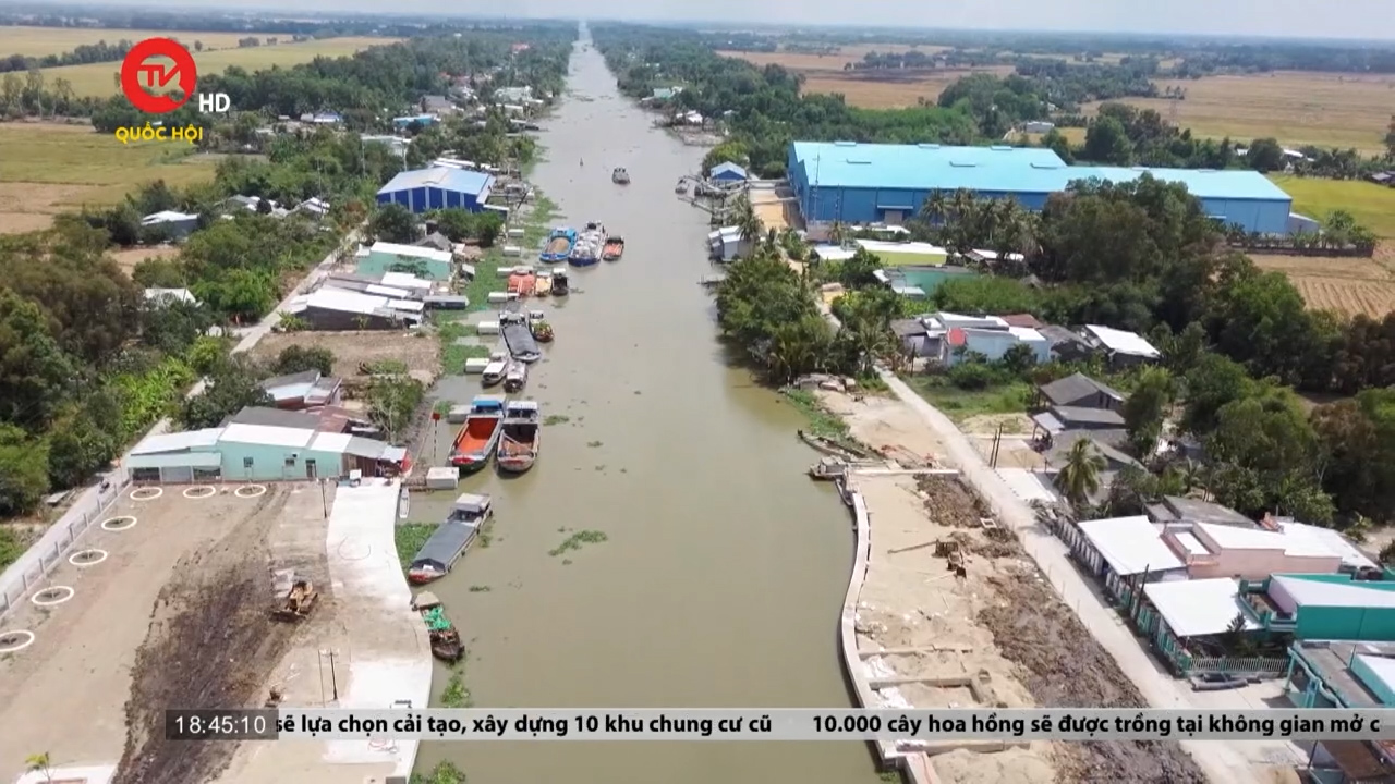 Xâm nhập mặn vùng Đồng bằng sông Cửu Long có xu thế tăng nhanh và đột biến