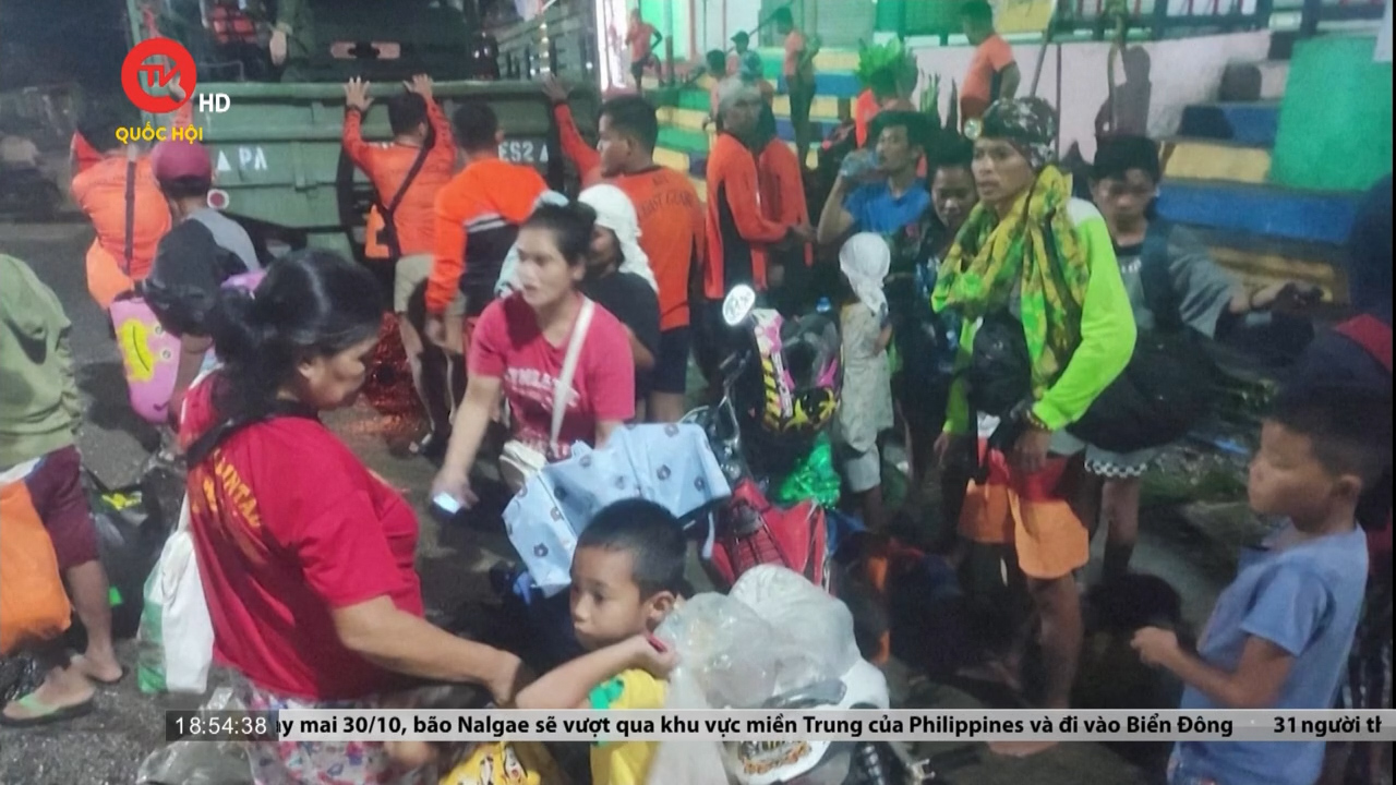 Bão nhiệt đới Nalgae tấn công Philippines, ít nhất 72 người thiệt mạng