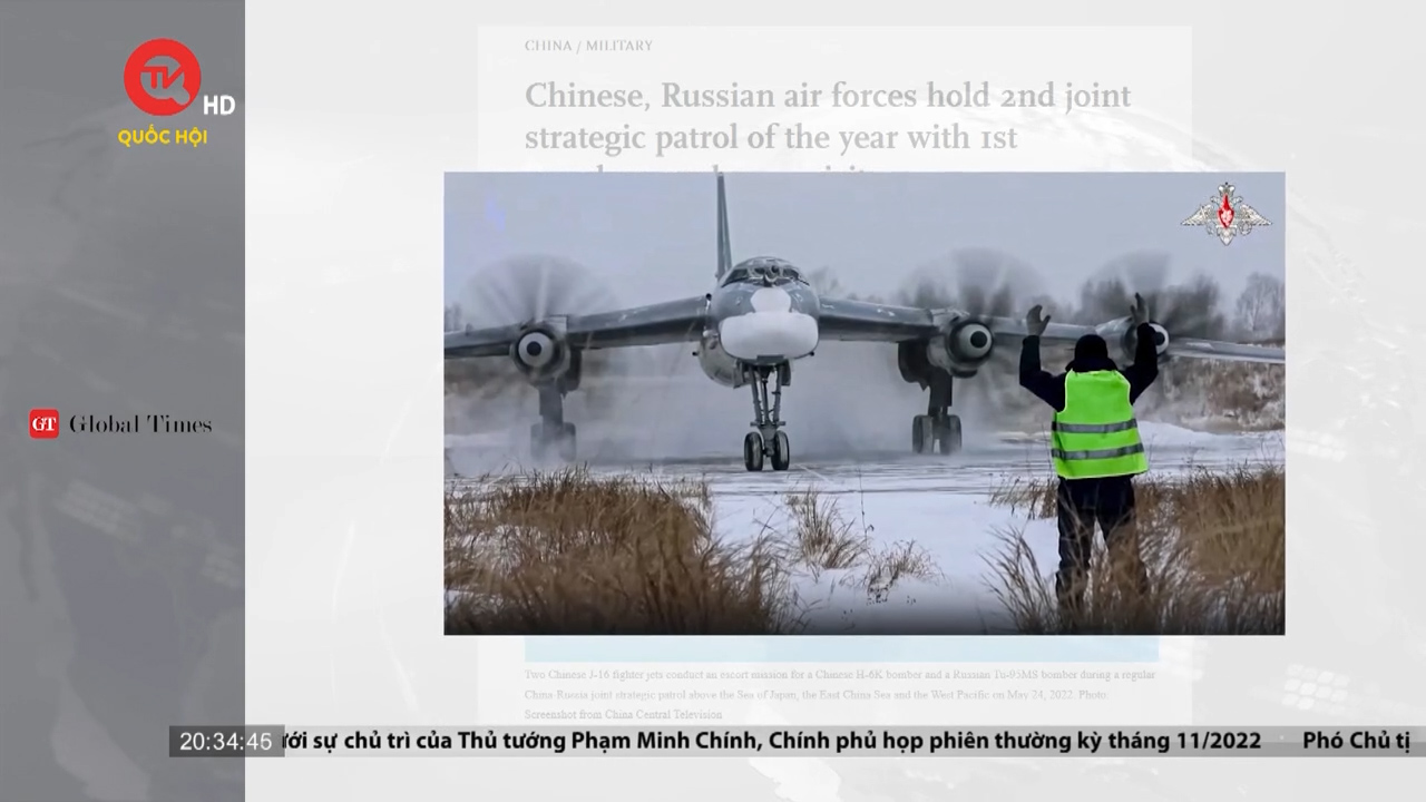 Không quân Trung Quốc, Nga tuần tra chung