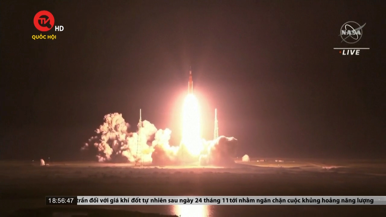 Mỹ phóng thành công tên lửa Artemis 1
