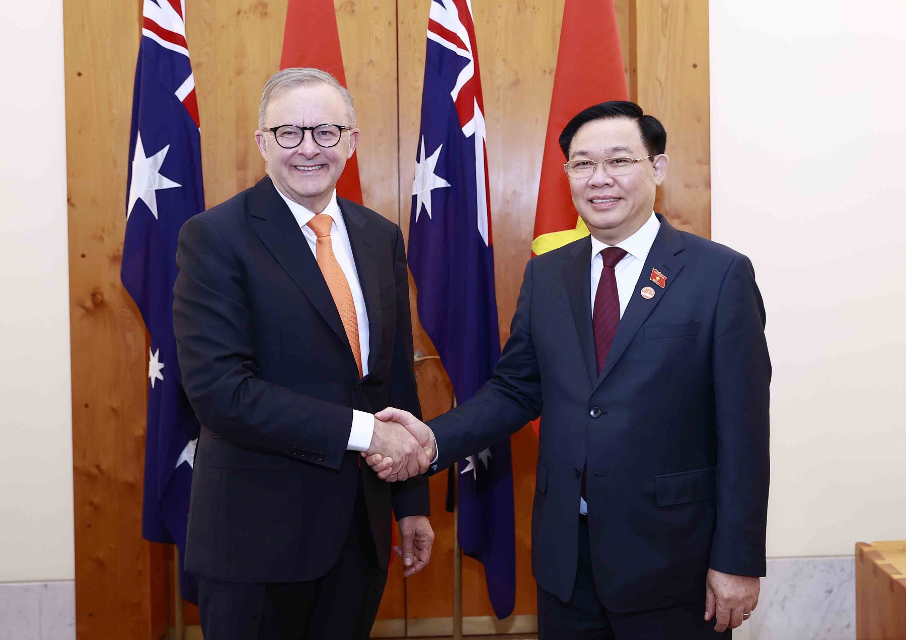 Chủ tịch Quốc hội và Thủ tướng Australia ủng hộ hai nước xem xét nâng cấp quan hệ lên tầm Đối tác Chiến lược toàn diện