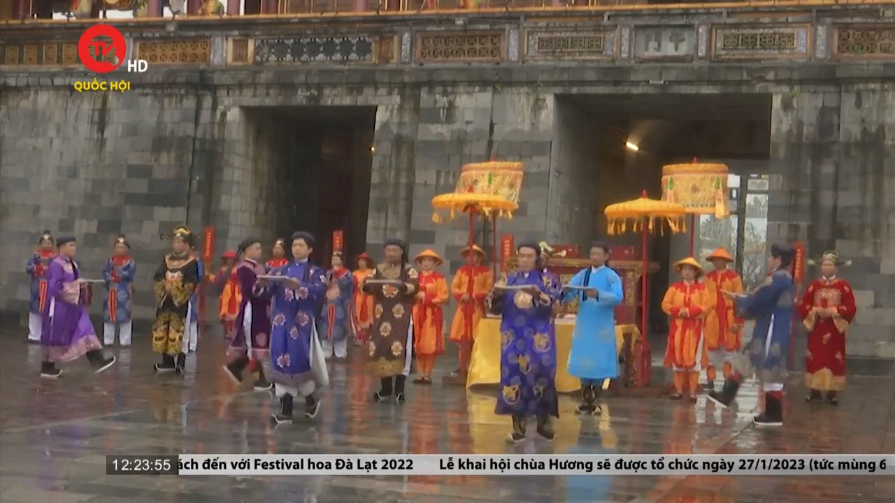 Tái hiện lễ Ban Sóc triều Nguyễn và công bố Festival Huế 2023