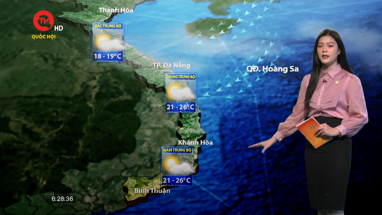 Dự báo thời tiết 01/01: Miền Bắc ấm lên, Miền Trung có nơi mưa, Tây Nguyên, Nam Bộ nắng ráo