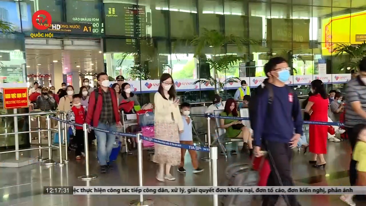 Tân Sơn Nhất phục vụ 3,1 triệu lượt khách dịp tết