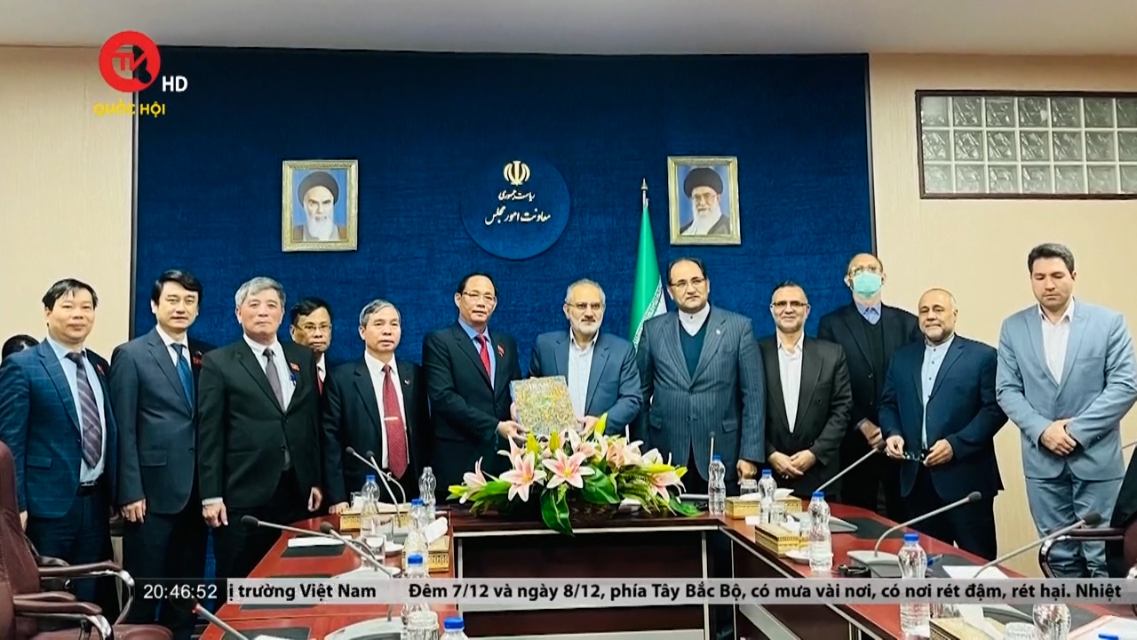 Phó Chủ tịch Quốc hội Trần Quang Phương thăm Iran: Thúc đẩy quan hệ hợp tác Việt Nam - Iran lên tầm cao mới