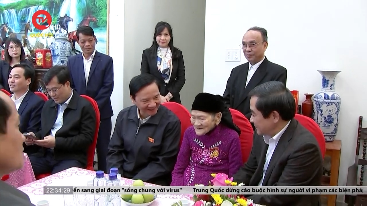 Phó Chủ tịch Quốc hội Nguyễn Khắc Định thăm và chúc tết tại tỉnh Thái Bình