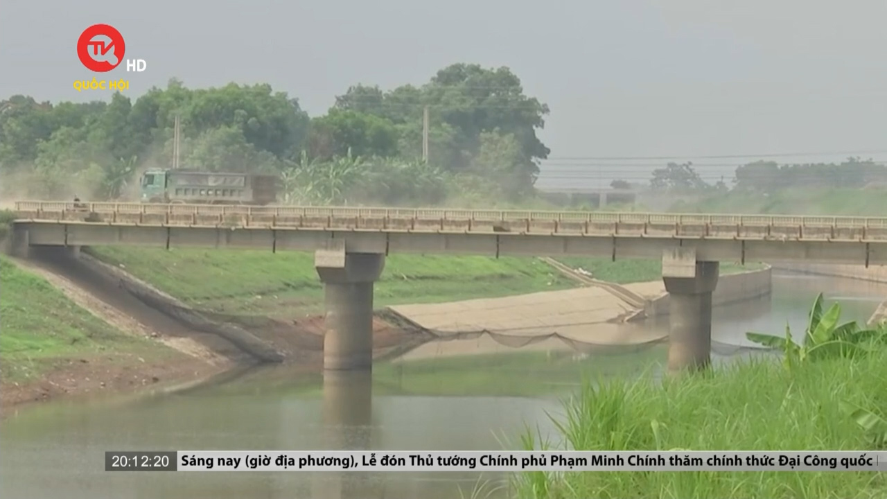 Cam kết đưa nước sông Đà vào làm sạch sông Tích ngay đầu năm 2023