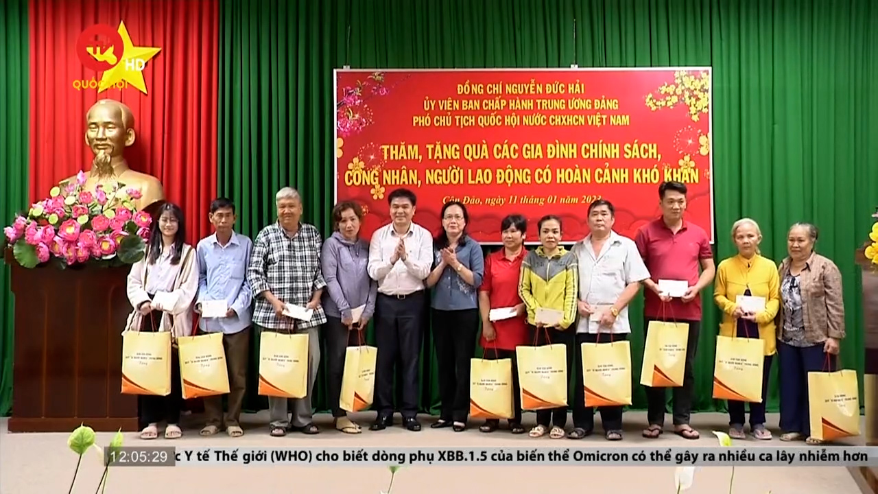Phó Chủ tịch Quốc hội Nguyễn Đức Hải thăm, chúc tết tại huyện Côn Đảo, Bà Rịa - Vũng Tàu