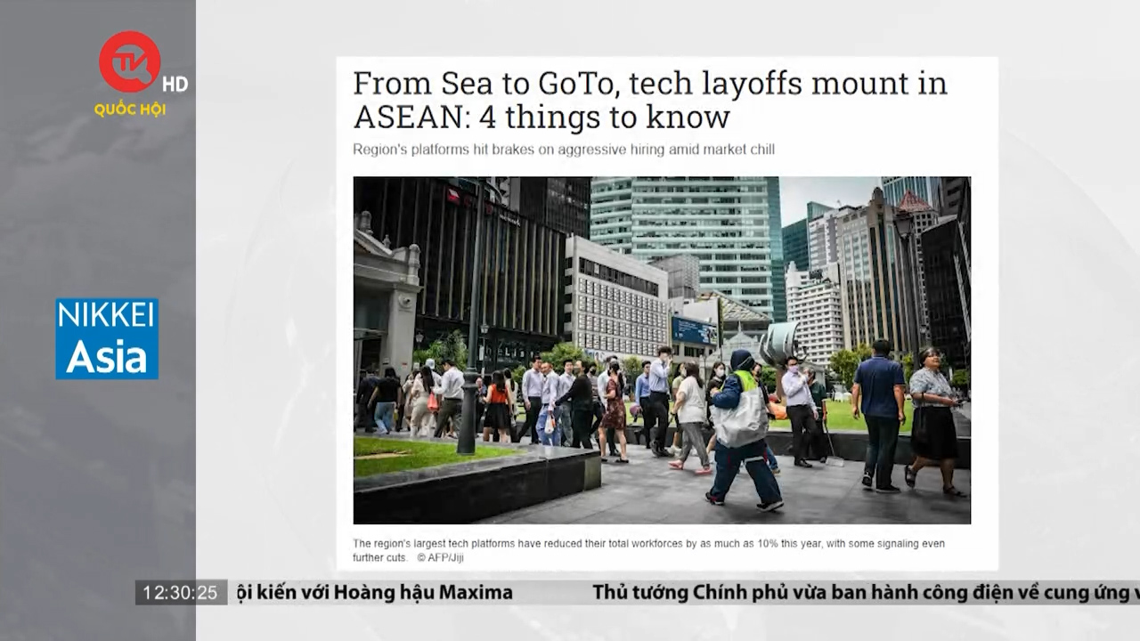Làn sóng sa thải trong ngành công nghệ Đông Nam Á