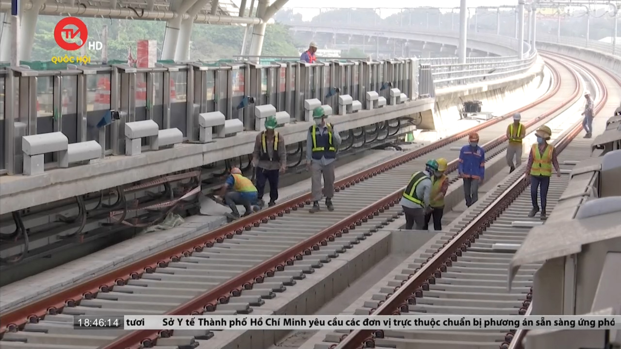 Khẩn trương hoàn thiện 11 nhà ga trên cao tuyến Metro số 1 Bến Thành – Suối Tiên