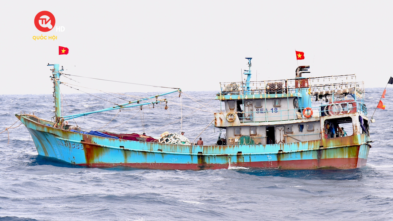 Vùng 3 hải quân điều tàu tìm kiếm tàu cá cùng 13 ngư dân gặp nạn