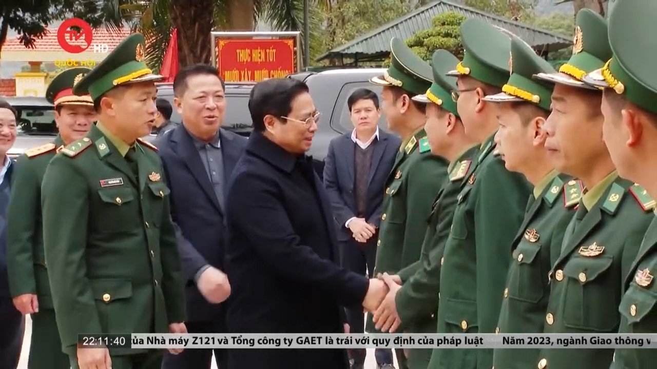 Thủ tướng chúc Tết đồng bào, chiến sĩ tỉnh Cao Bằng