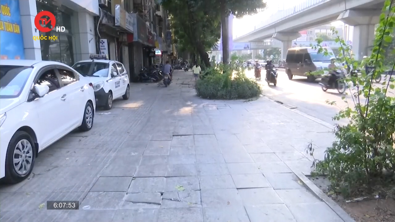 Hà Nội: Tạm dừng việc sử dụng hè phố làm điểm đỗ xe ô tô