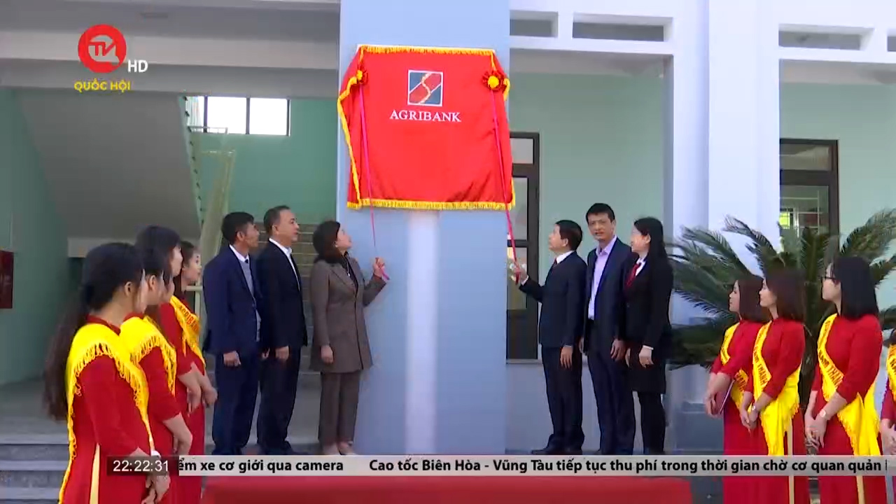 Agribank trao tặng công trình an sinh xã hội tại Thanh Hóa