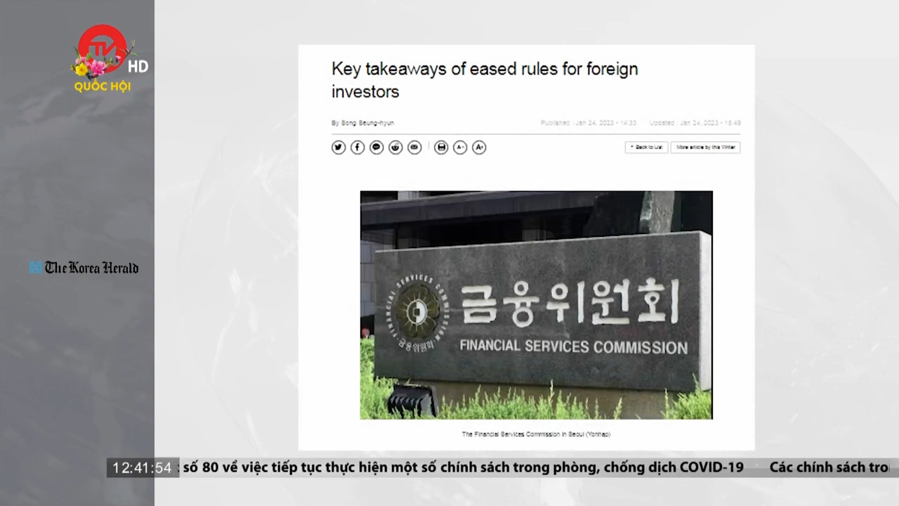 Hàn Quốc tăng cường mời gọi các nhà đầu tư nước ngoài