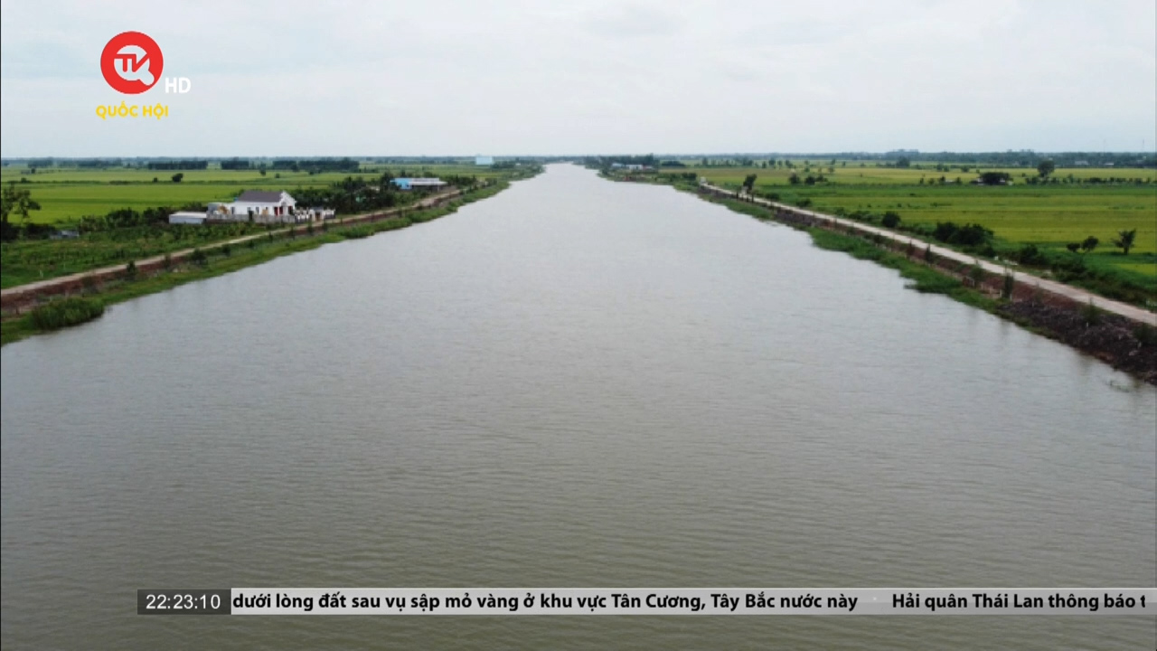 Hạn mặn đến sớm ở Đồng bằng sông Cửu Long