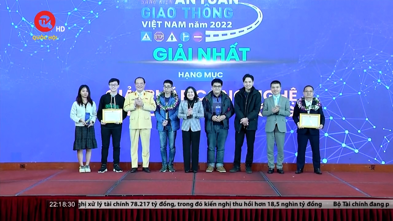 Trao giải cuộc thi Sáng kiến an toàn giao thông Việt Nam năm 2022