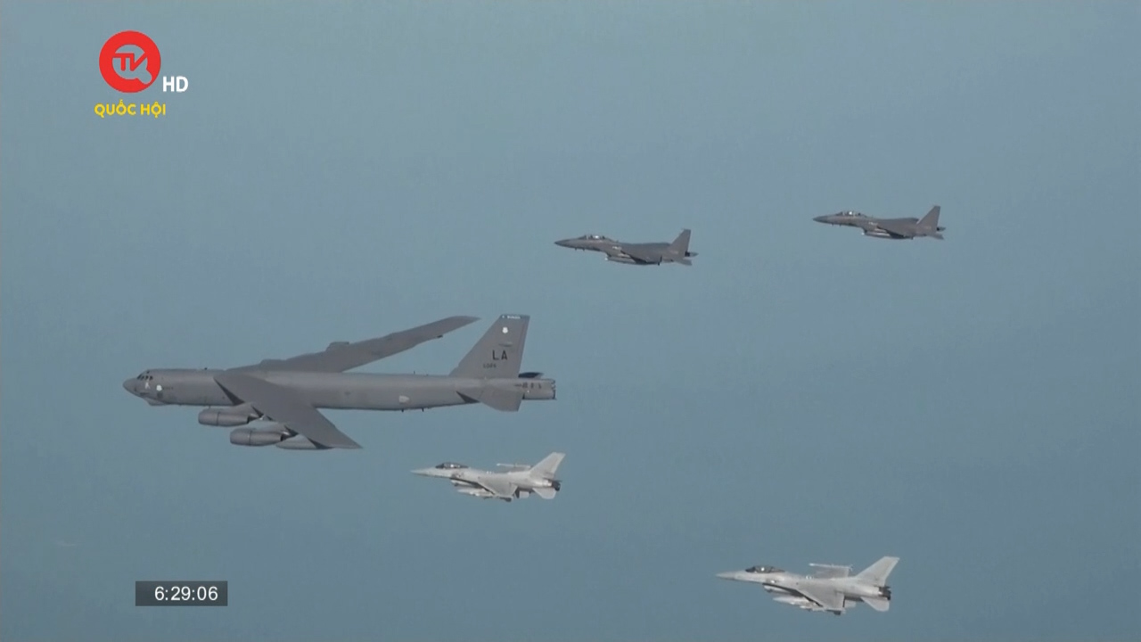 Mỹ và Hàn Quốc tập trận không quân chung