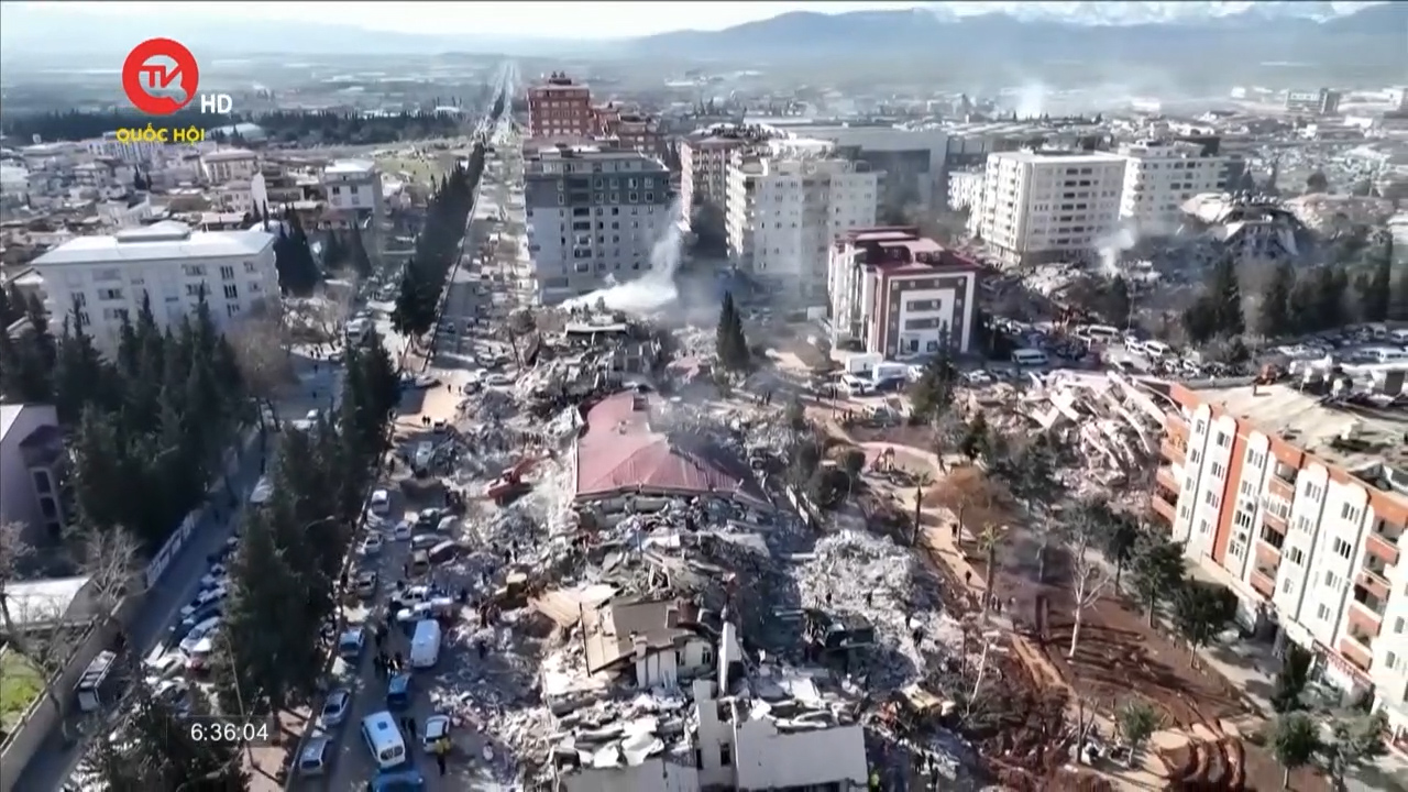 Tổng thống Thổ Nhĩ Kỳ thị sát vùng gần tâm chấn động đất