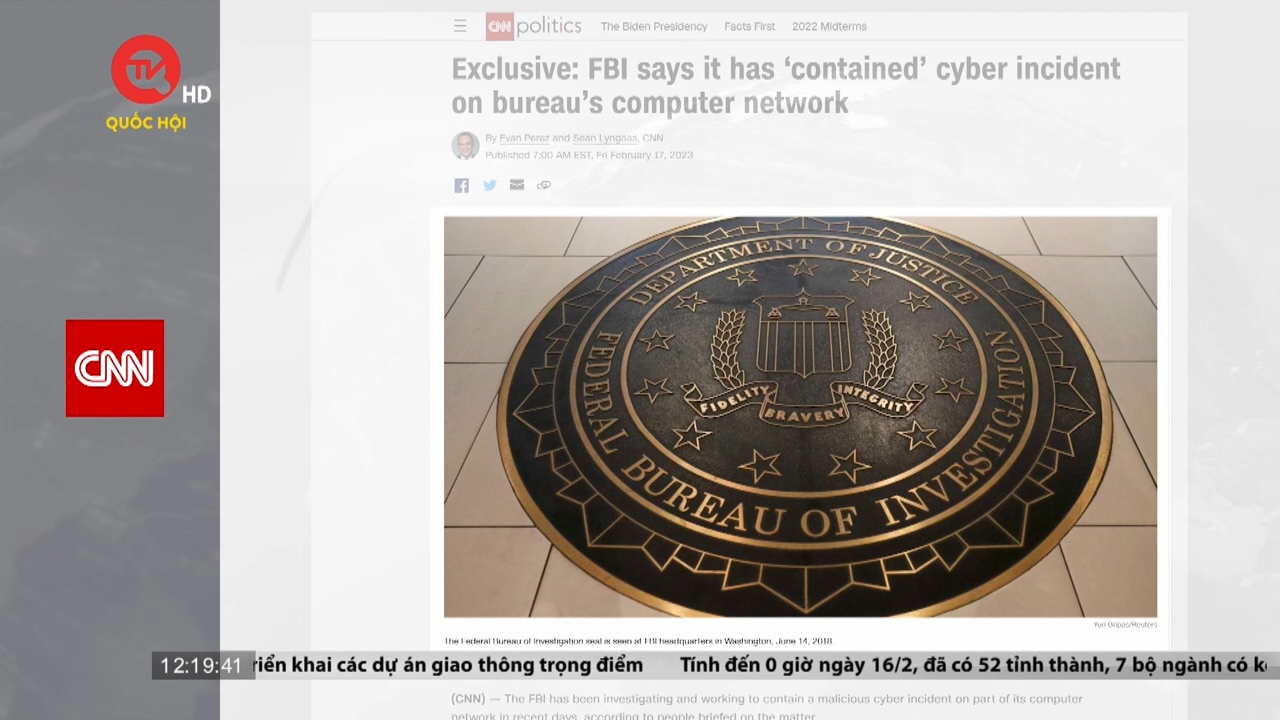 FBI bị tin tắc tấn công bằng mã độc