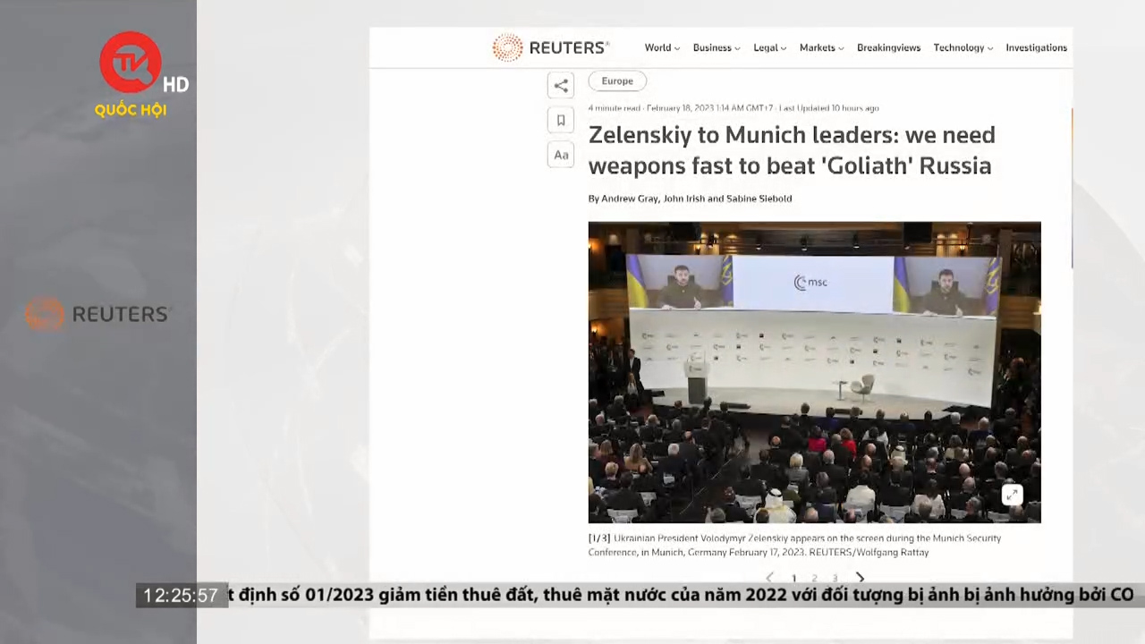 Trọng tâm thảo luận tại Hội nghị an ninh Munich 2023
