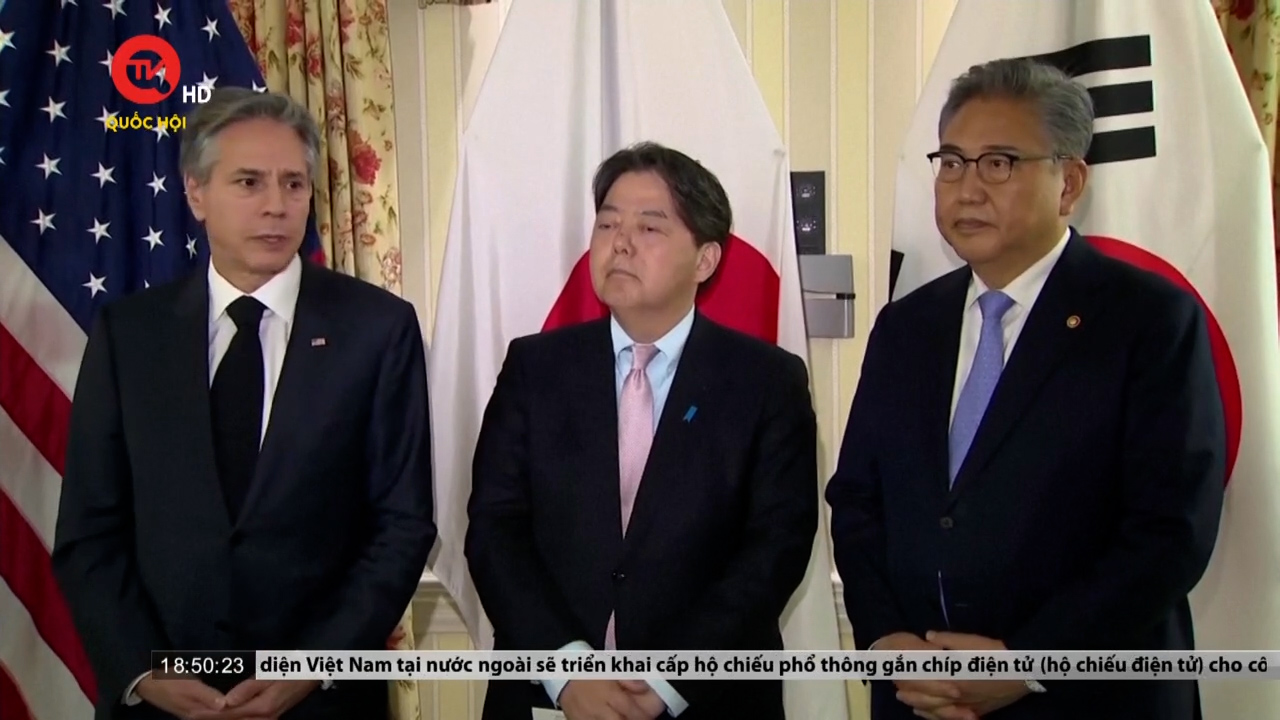 Mỹ, Nhật Bản, Hàn Quốc kêu gọi trừng phạt Triều Tiên