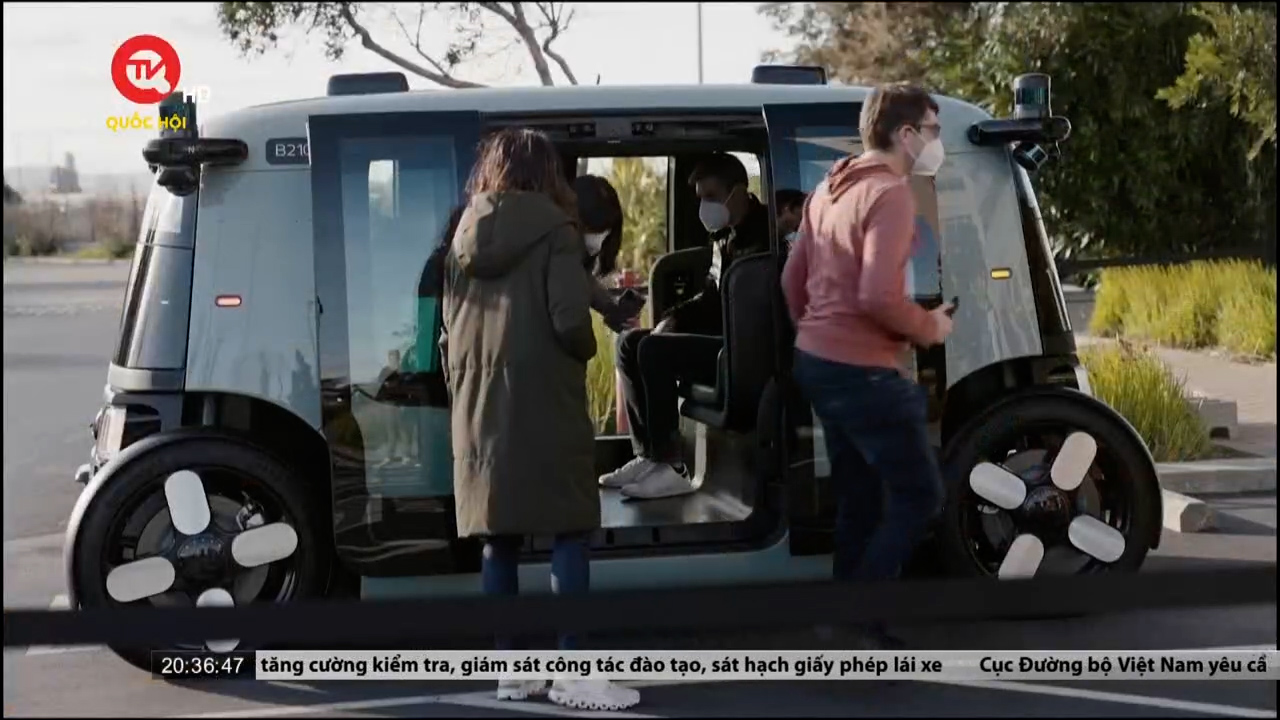 Amazon thử nghiệm xe taxi tự hành trên đường phố