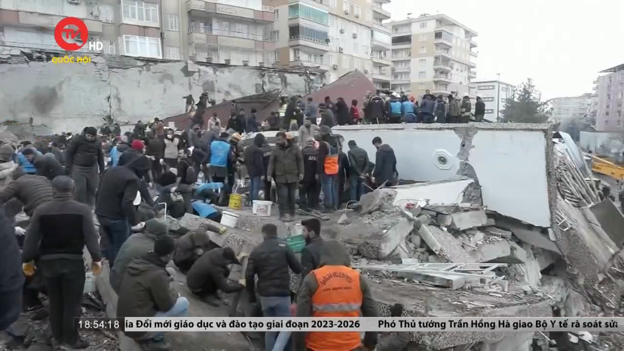Động đất tại Thổ Nhĩ Kỳ, Syria gây thiệt hại hơn 34 tỷ USD