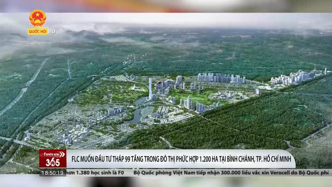 FLC muốn đầu tư tháp 99 tầng trong đô thị phức hợp 1.200 ha tại Bình Chánh, TP. Hồ Chí Minh