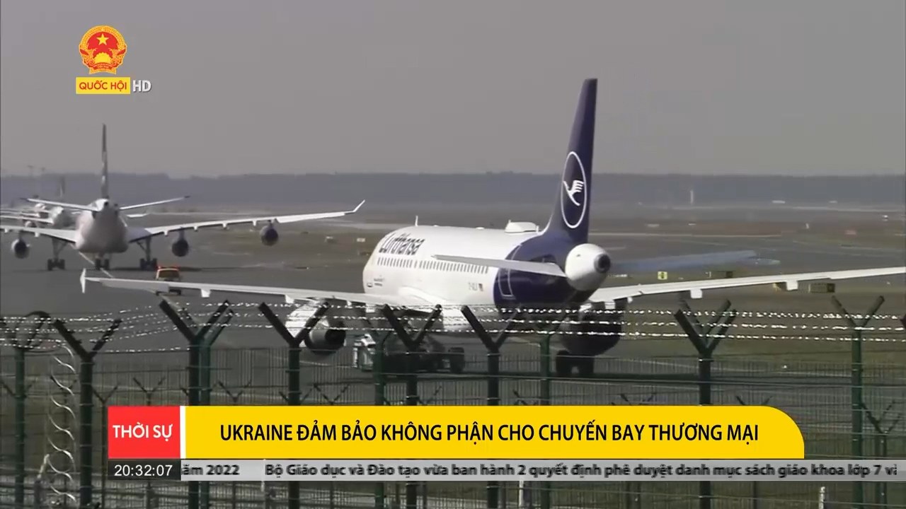 Ukraine đảm bảo không phận cho chuyến bay thương mại