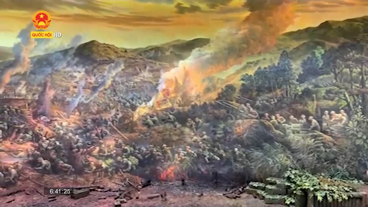 Trên mạng có gì: Bức tranh panorama "Chiến dịch Điện Biên Phủ"