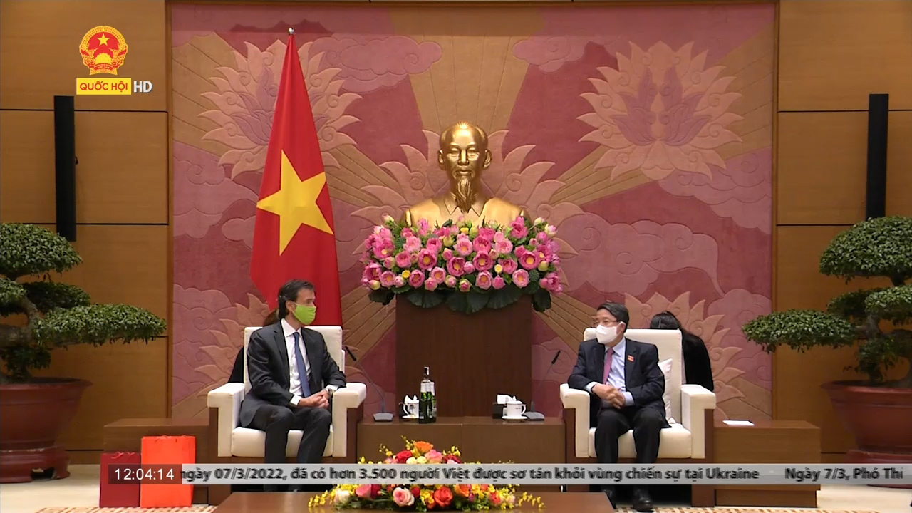 Phó Chủ tịch Quốc hội Nguyễn Đức Hải tiếp Tổng Giám đốc Heineken Việt Nam