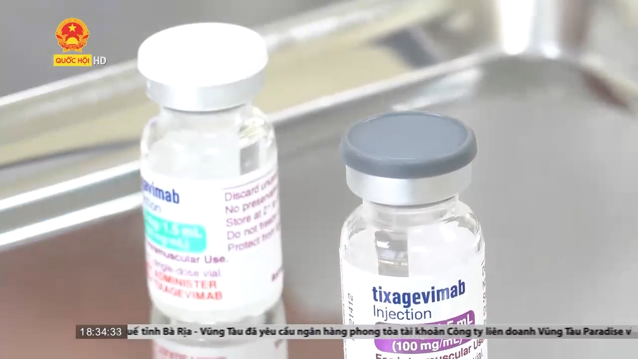 Ngày đầu triển khai tiêm kháng thể đơn dòng Evusheld dự phòng Covid-19 cho những người không thể tiêm vaccine