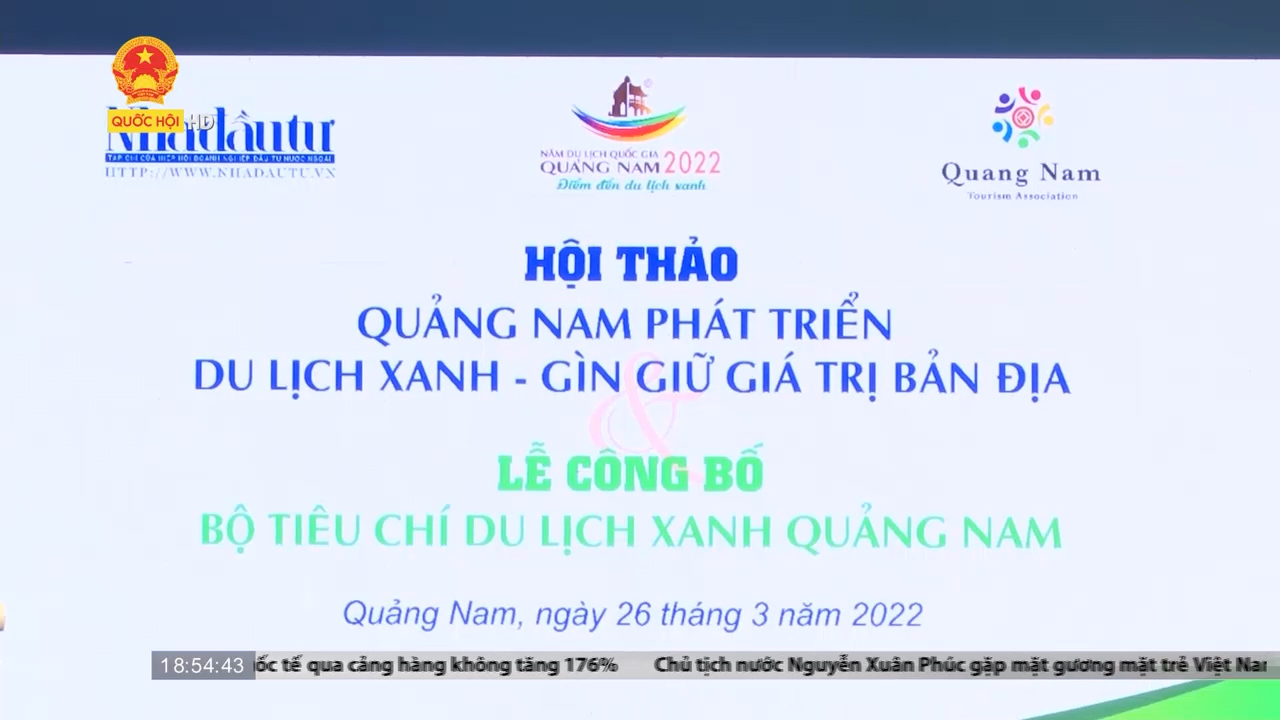 Quảng Nam: Bàn giải pháp thực hiện thành công Bộ tiêu chí Du lịch xanh