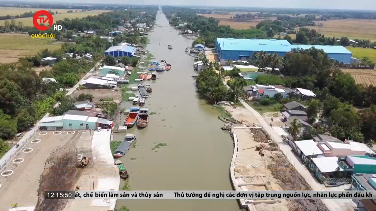 Xâm nhập mặn ở Đồng bằng sông Cửu Long có xu thế tăng dần vào giữa tuần