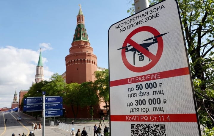 Nga cấm UAV ở Moscow sau cáo buộc Ukraine âm mưu ám sát ông Putin