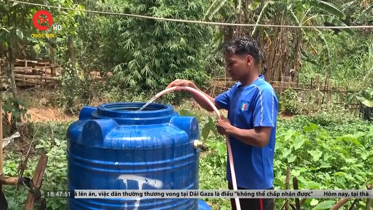 Miền núi Quảng Trị thiếu nước sinh hoạt vì khô hạn