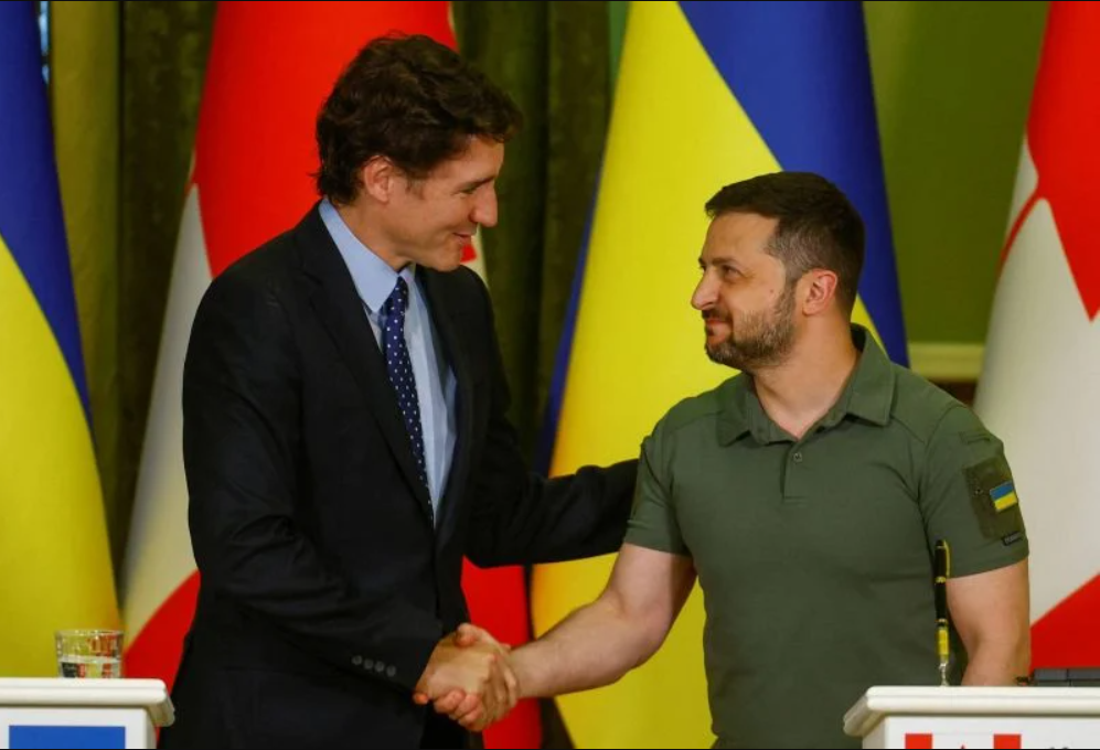 Thủ tướng Canada thăm Ukraine, công bố sẽ viện trợ 375 triệu USD
