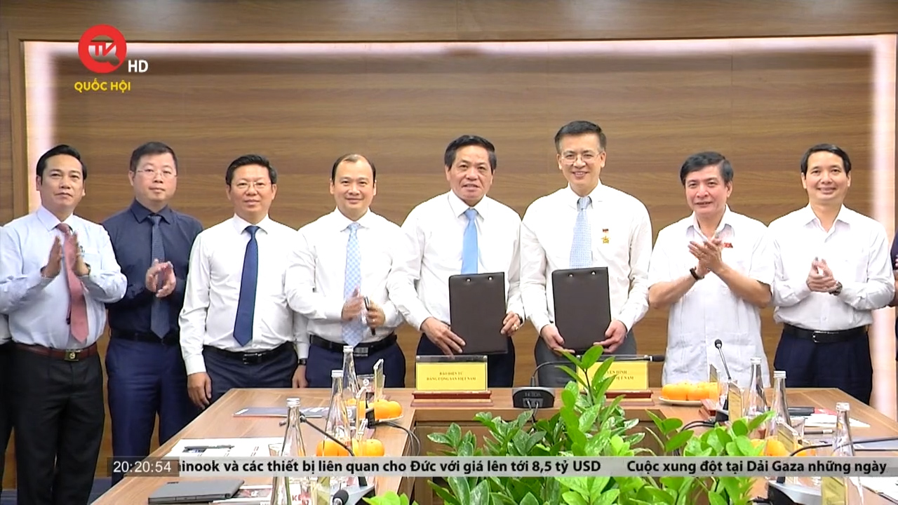 Tăng cường hợp tác giữa Truyền hình Quốc hội Việt Nam và Báo điện tử Đảng Cộng sản Việt Nam