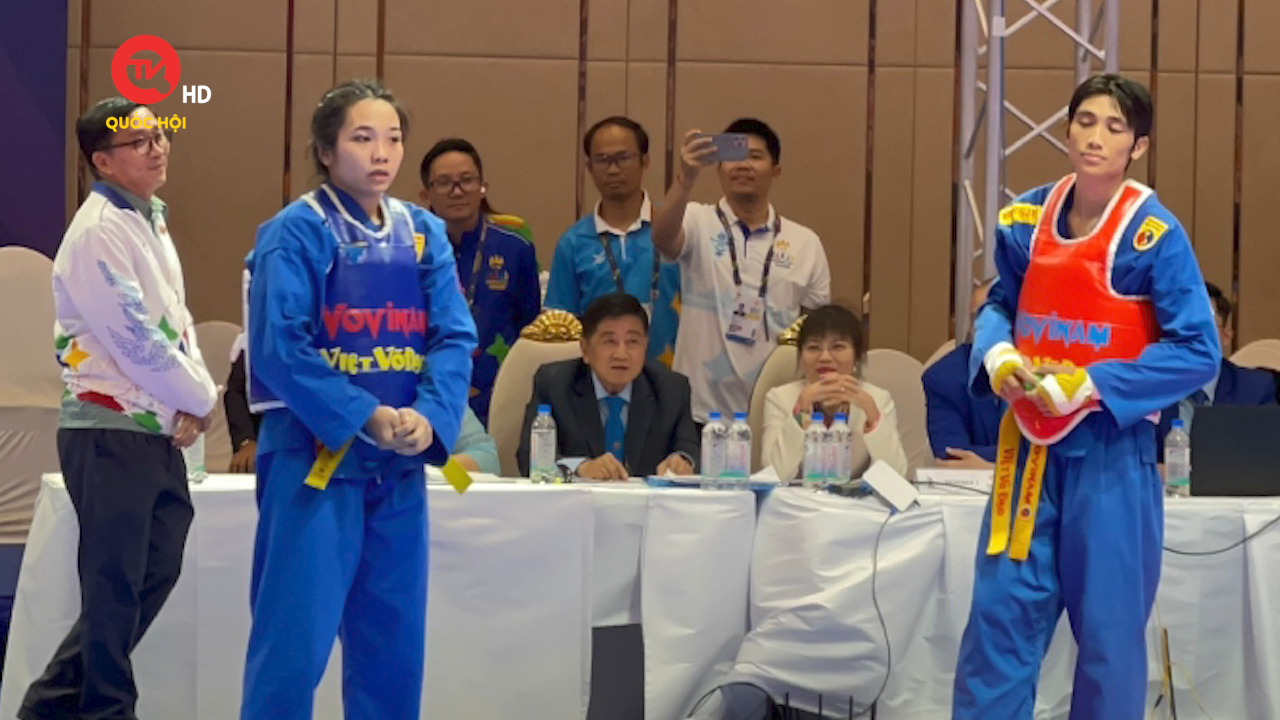 Nữ võ sĩ Vovinam Việt Nam giành huy chương Vàng nhờ ... bốc thăm