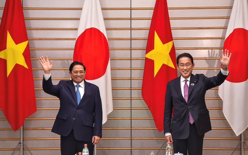 Thủ tướng Phạm Minh Chính hội đàm với Thủ tướng Nhật Bản