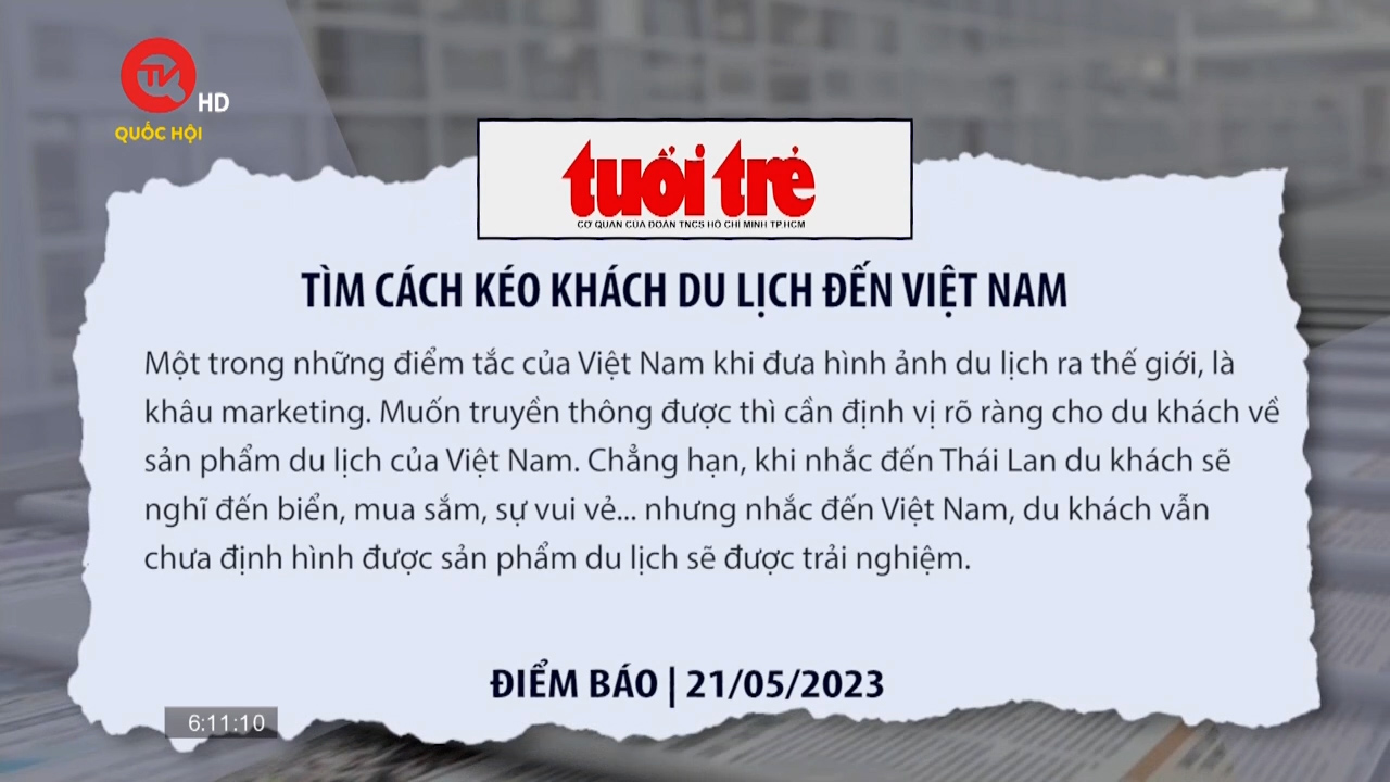 Điểm báo: Tìm cách kéo khách du lịch đến Việt Nam