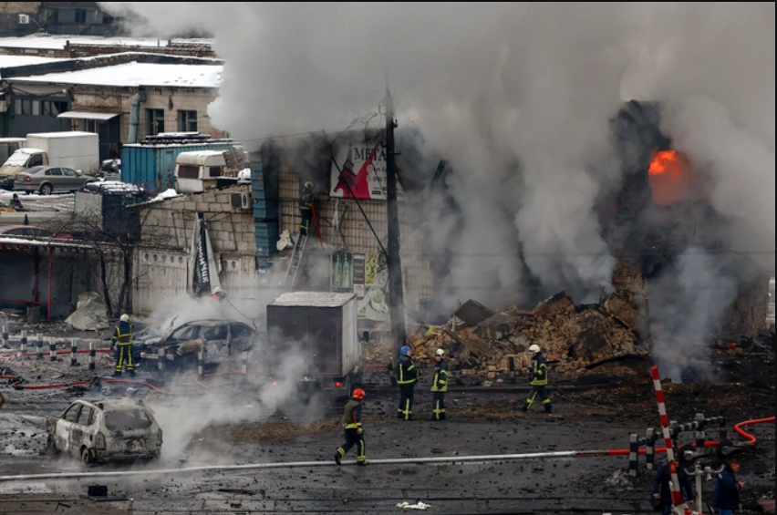 Nga tập kích tên lửa loạt thành phố Ukraine