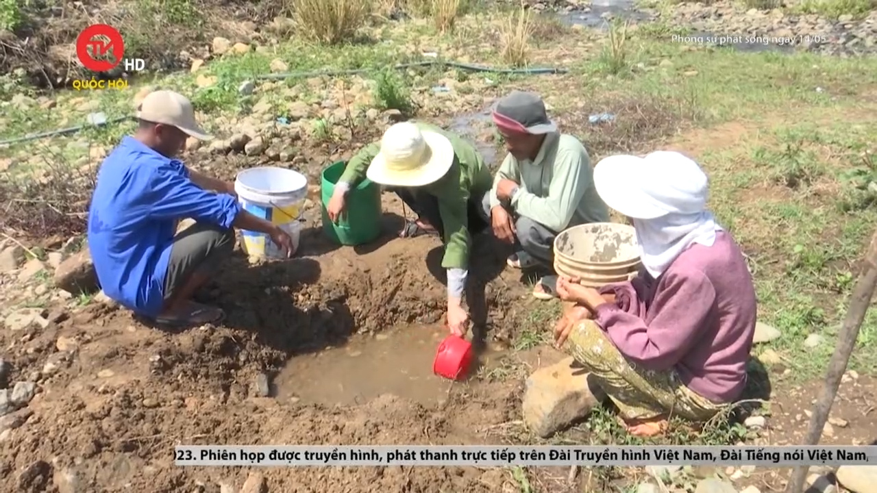 Đại biểu Quốc hội xúc động cảnh người dân Bình Thuận nhọc nhằn tìm nước