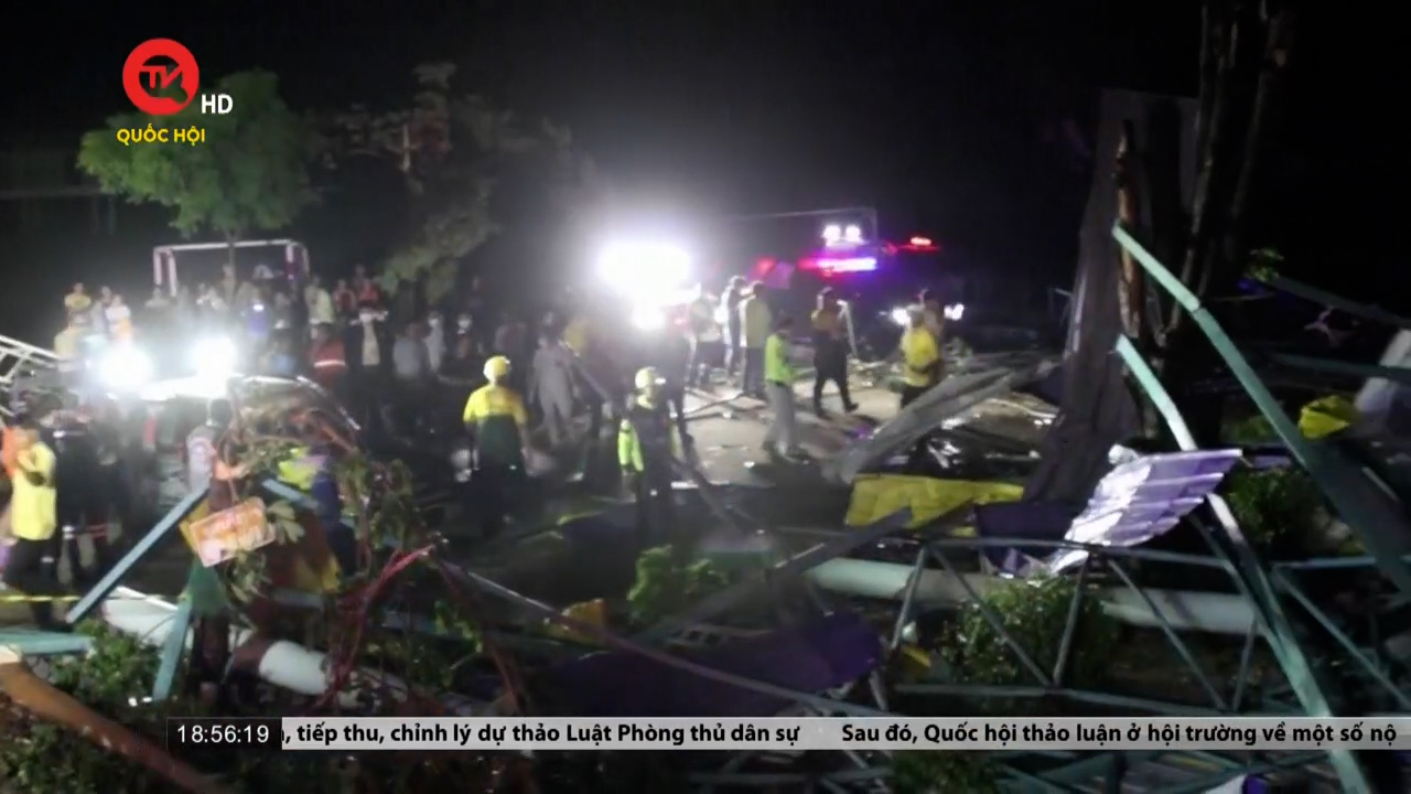 Cụm tin quốc tế: Bão lớn càn quét Thái Lan khiến ít nhất 7 người thiệt mạng